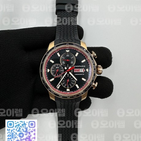 V7공장 밀레미글리아 블랙다이얼 러버 Mille Miglia 168571 RG/RU Black V7F A7750