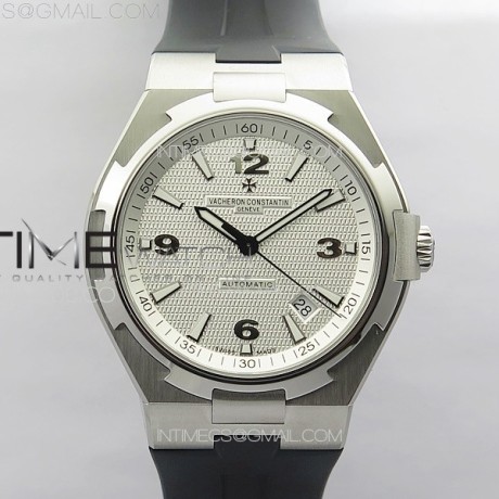 PP공장 바쉐론 콘스탄틴 오버시즈 47040 화이트다이얼 러버스트랩 Overseas 47040 SS PPF 1:1 Best Edition White dial on Black Rubber Strap A1226 PPF공장