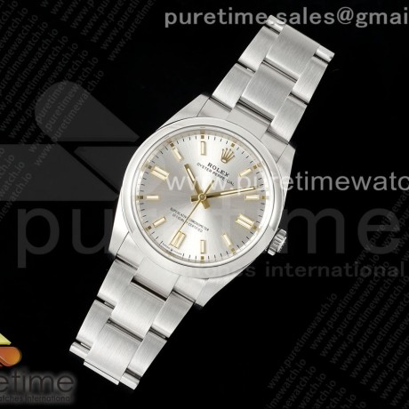 VS공장 롤렉스 오이스터퍼페츄얼 36 실버다이얼 브레이슬릿 Oyster Perpetual 126000 36mm VSF 1:1 Best Edition 904L Steel Silver Dial VS3230