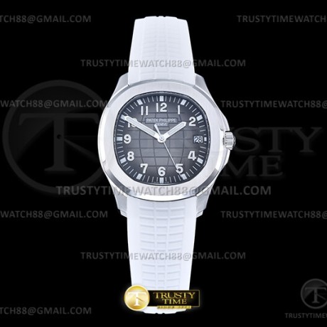 DD공장 파텍필립 아쿠아넛 5167 그레이다이얼 화이트러버스트랩 Aquanaut Ref.5167 White SS/RU Grey/Num DDF DD330