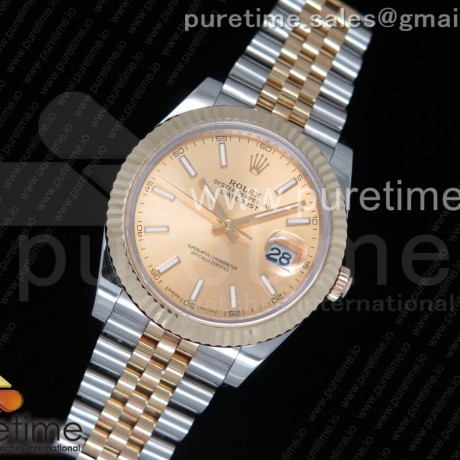 GM공장 롤렉스 데이저스트 41 포금 옐로우골드콤비 골드다이얼 쥬빌레브레이슬릿 DateJust 41 126333  YG Wrapped YG Dial on SS/YG Jubilee Bracelet A2824
