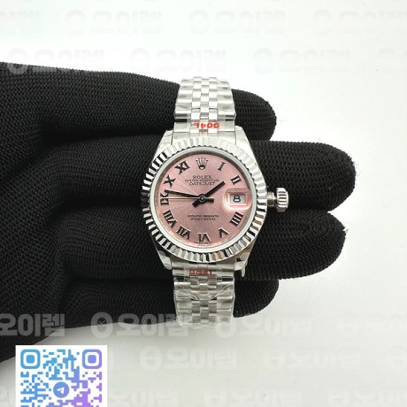 GM공장 롤렉스 레이디 데이저스트 28 스틸 핑크다이얼 로마인덱스 주빌레브레이슬릿 DJ Ladies 28mm Jub Flt 904L SS/SS Pink/Rmn GMF A2671