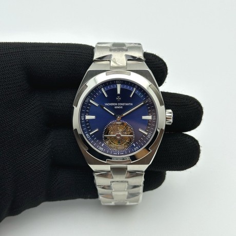 EUR공장 오버시즈 뚜르비용 블루다이얼 Traditionnelle Tourbillon SS EURF Best Edition Blue Dial on SS Bracelet