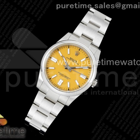VS공장 롤렉스 오이스터퍼페츄얼 41 옐로우다이얼 브레이슬릿 Oyster Perpetual 124300 41mm VSF 1:1 Best Edition 904L Steel Yellow Dial VS3235