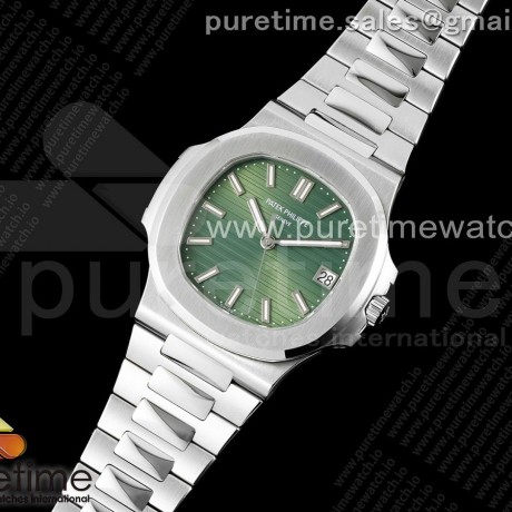 PP공장 V4 파텍필립 노틸러스 5711/A 스틸 그린다이얼 324CS Nautilus 5711/1A PPF 1:1 Best Edition Green Textured Dial on SS Bracelet 324CS V4 PPF공장