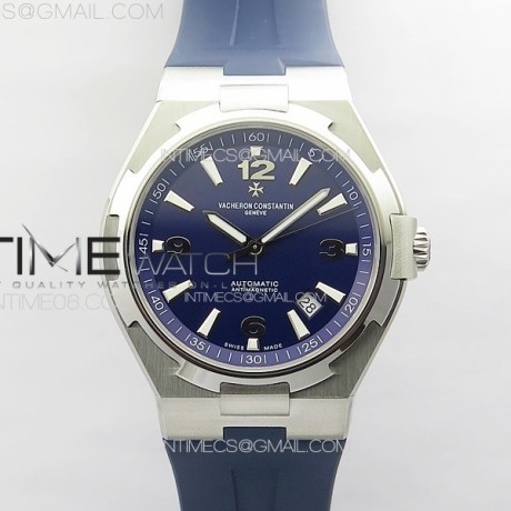 PP공장 바쉐론 콘스탄틴 오버시즈 47040 블루다이얼 러버스트랩 Overseas 47040 SS PPF 1:1 Best Edition Blue dial on Blue Rubber Strap A1226 PPF공장