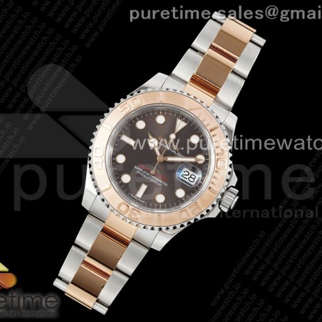 VS공장 롤렉스 요트마스터 40 로즈골드콤비 브라운다이얼 브레이슬릿 3135무브 Yacht-Master 116623 904L Steel VSF 1:1 Best Edition Brown Dial on SS/RG Bracelet VS3135