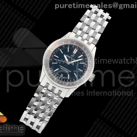TF공장 브라이틀링 내비타이머 38 블랙다이얼 브레이슬릿 Navitimer 38 Date SS TF 1:1 Best Edition Black Dial on SS Bracelet A2824
