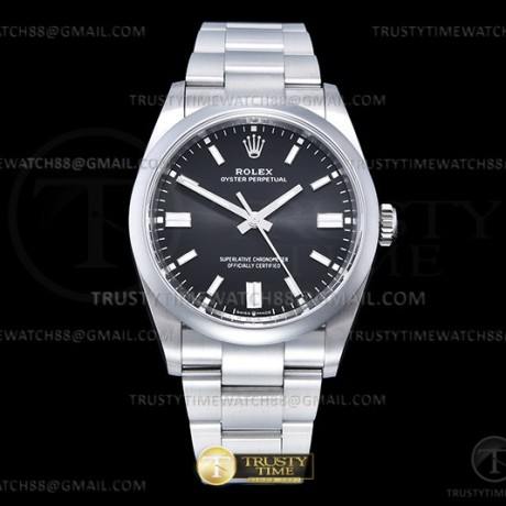 VS공장 롤렉스 오이스터퍼페츄얼 36 블랙다이얼 브레이슬릿 Oyster Pert 36mm 904 126000 SS/SS Blk VSF VS3230
