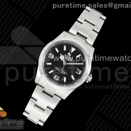 Clean공장 롤렉스 익스플로러 36 124270 스틸 블랙다이얼 브레이슬릿 클린공장 Explorer 124270 36mm 904L Steel Clean 1:1 Best Edition Black Dial on SS Bracelet VR3230