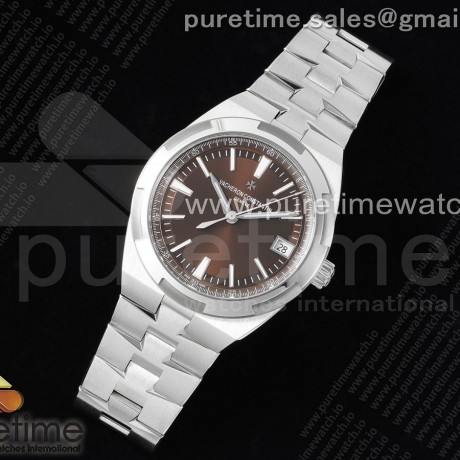 ZF공장 바쉐론콘스탄틴 오버시즈 4500V 스틸 브라운다이얼 브레이슬릿 Overseas 4500V SS ZF 1:1 Best Edition Brown Dial on SS Bracelet A5100