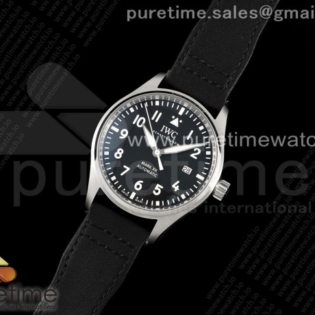 ZF공장 IWC 마크20 블랙다이얼 블랙가죽스트랩 Pilot Mark XX IW328201 ZF 1:1 Best Edition Black Dial on Black Leather Strap A32111