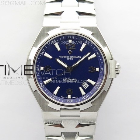 PP공장 바쉐론 콘스탄틴 오버시즈 47040 블루다이얼 브레이슬릿 Overseas 47040 SS PPF 1:1 Best Edition Blue dial on SS Bracelet A1226 PPF공장