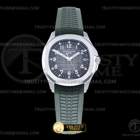 DD공장 파텍필립 아쿠아넛 5167 그레이다이얼 그린러버스트랩 Aquanaut Ref.5167 Green SS/RU Grey/Num DDF DD330