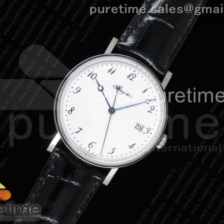 FK공장 브레게 클래식 5177 화이트다이얼 가죽스트랩 Classique Auto 5177 SS White Dial on Black Leather Strap MIYOTA 9015 V2