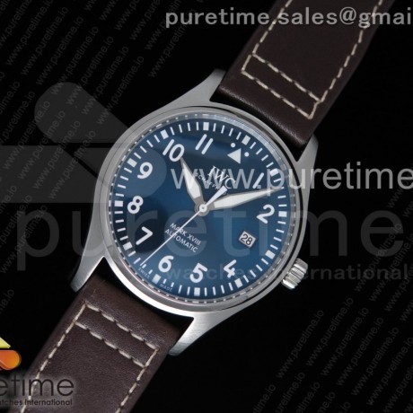 V7공장 IWC 파일럿 마크18 어린왕자에디션 가죽스트랩 Mark XVIII IW327010 Le Petit Prince V7F 1:1 Best Edition Blue Dial on Brown Leather Strap