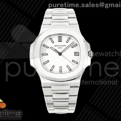 DD공장 파텍필립 노틸러스 5711 스틸 화이트다이얼 브레이슬릿 Nautilus 5711 DDF 1:1 Best Edition White Dial on SS Bracelet DD330 Super Clone