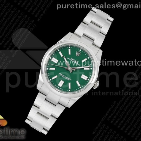 VS공장 롤렉스 오이스터퍼페츄얼 41 그린다이얼 브레이슬릿 Oyster Perpetual 124300 41mm VSF 1:1 Best Edition 904L Steel Green Dial VS3235