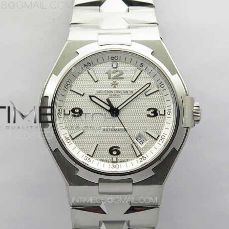 PP공장 바쉐론 콘스탄틴 오버시즈 47040 화이트다이얼 브레이슬릿 Overseas 47040 SS PPF 1:1 Best Edition White dial on SS Bracelet A1226 PPF공장