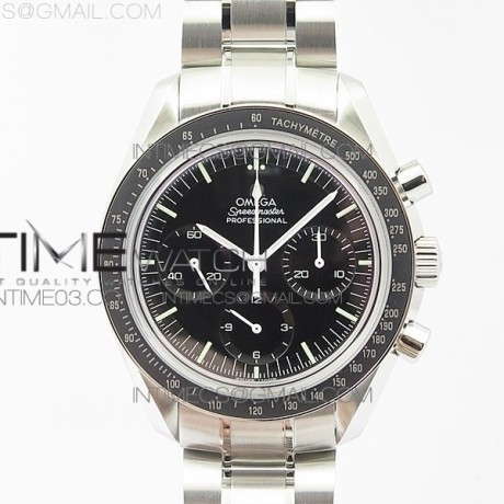 OM공장 오메가 문워치 스피드마스터 프로페셔널 스틸 블랙다이얼 브레이슬릿 SPEEDMASTER PROFESSIONAL SS BLACK DIAL ON SS BRACELET MANUAL WINDING CHRONO MOVEMENT