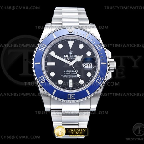 THB공장 롤렉스 서브마리너 41 쿠키몬스터 블루 스틸 브레이슬릿 Sub 126619LB 904 41mm SS/SS Blk THB SH3235