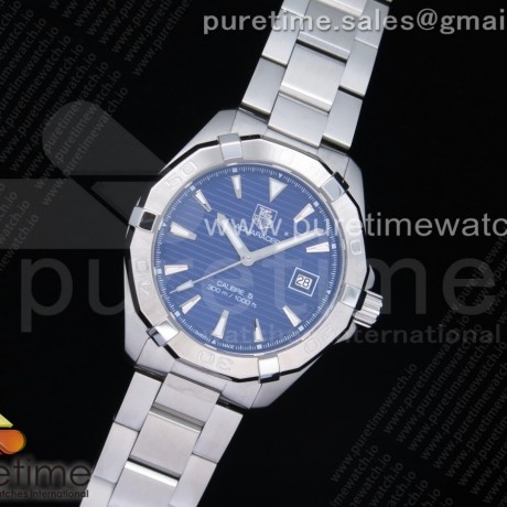 OX공장 태그호이어 아쿠아레이서 칼리버5 40MM 블루다이얼 브레이슬릿 Aquaracer Calibre 5 SS 40.5mm SS Bezel Blue Dial on SS Bracelet A2824