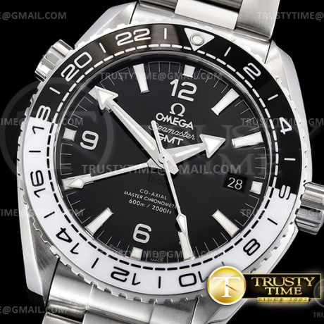 VS공장 오메가 씨마스터 플래닛오션 600M 코엑시얼 마스터 크로노미터 43.5MM  GMT 브레이슬릿 Planet Ocean 43.5mm "Tai Chi" GMT SS/SS VSF A8906