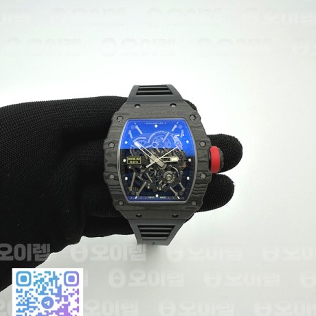 ZF공장 리차드밀 NTPT풀카본 RM035-02 블랙러버스트랩 V6 RM035-02 NTPT ZF 1:1 Best Edition Skeleton Dial on Black Rubber Strap RMAL1 Super Clone V6