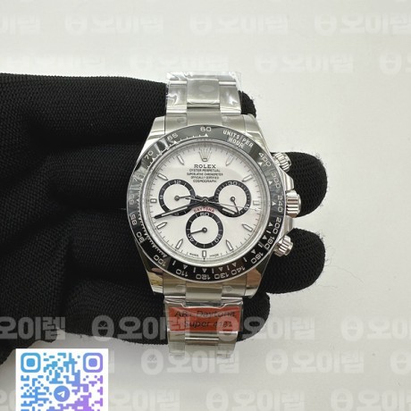 AR+공장 롤렉스 세라믹 데이토나 화이트다이얼 브레이슬릿 에이알플러스공장