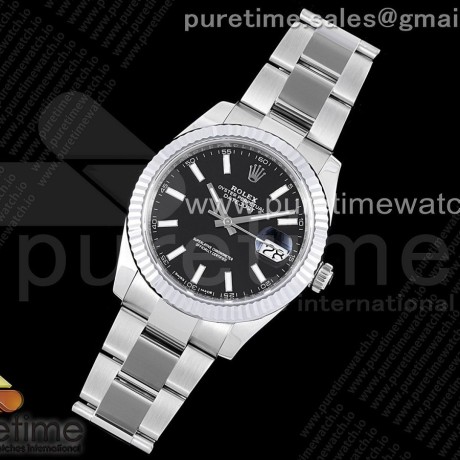 VS공장 롤렉스 데이저스트 41 블랙다이얼 플루티드베젤 오이스터브레이슬릿 3235 DateJust 41 126334 904L SS VSF 1:1 Best Edition Black Dial on Oyster Bracelet VS3235