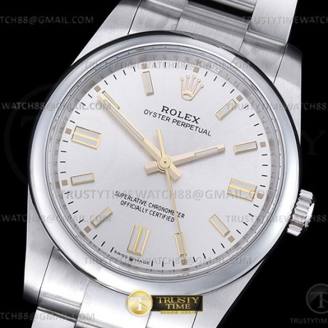 GM공장 롤렉스 오이스터퍼페츄얼 36 실버다이얼 브레이슬릿 3230 Oyster Pert 36mm 904 126000 SS/SS Silv GMF V2 VR3230