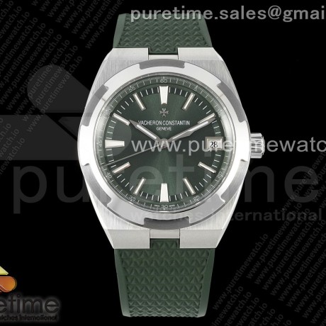 8F공장 바쉐론콘스탄틴 오버시즈 4500V 스틸 그린다이얼 러버스트랩 Overseas 4500V SS 8F 1:1 Best Edition Green Dial on Green Rubber Strap A5100