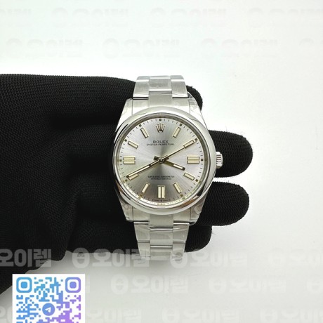 VS공장 롤렉스 오이스터퍼페츄얼 41 실버다이얼 브레이슬릿 Oyster Perpetual 124300 41mm VSF 1:1 Best Edition 904L Steel Silver Dial VS3235
