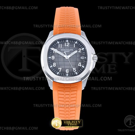 DD공장 파텍필립 아쿠아넛 5167 그레이다이얼 오렌지러버스트랩 Aquanaut Ref.5167 Orange SS/RU Grey/Num DDF DD330
