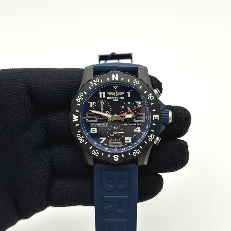 무명공장 브라이틀링 인듀어런스 프로 44 쿼츠 DLC블랙앤블루 Endurance Pro 44mm Blue DLC/RU Black Swiss Qtz