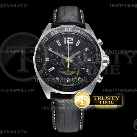XT공장 F1 블랙다이얼 쿼츠 Tag F1 Aston Martin Chrono SS/LE Black XTF Swiss Qtz