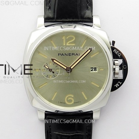 VS공장 파네라이 PAM1249 화이트선레이다이얼 블랙레더스트랩 PAM1249 X SS VSF 1:1 Best Edition White Sun Dial on Black Leather Strap Asian P900