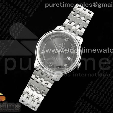 TWS공장 오메가 드 빌 스틸 그레이다이얼 실버인덱스 브레이슬릿 De Ville SS TWF 1:1 Best Edition Gray Dial SS Markers on SS Bracelet MIYOTA 9015