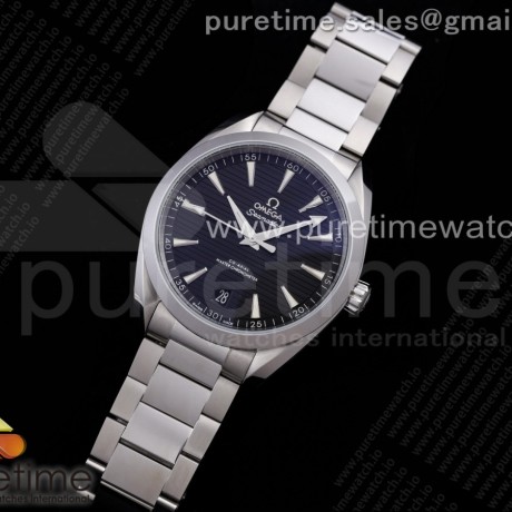 OX공장 오메가 씨마스터 아쿠아테라 블랙다이얼 Aqua Terra 150M Master Chronometers OXF 1:1 Best Edition Black Dial on SS Bracelet Strap A8900