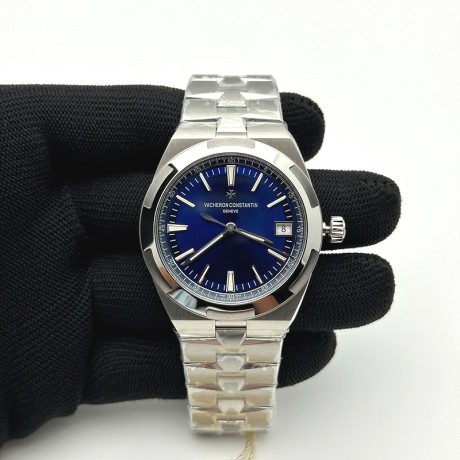 ZF공장 바쉐론콘스탄틴 오버시즈 4500V 스틸 블루다이얼 브레이슬릿 Overseas 4500V SS ZF 1:1 Best Edition Blue Dial on SS Bracelet A5100