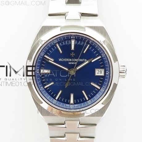 BP공장 바쉐론콘스탄틴 오버시즈 스틸 OVERSEAS AUTOMATIC  SS BLUE DIAL ON RG BRACELET A5100