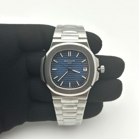 3K공장 파텍필립 노틸러스 점보 5811 스틸 블루다이얼 브레이슬릿 Nautilus Jumbo 5811 SS/SS Blue/Stk 3KF Asia 330