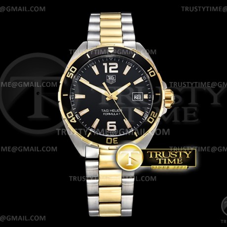 XT공장 태그호이어 포뮬러1 흑콤 쿼츠 Tag Heuer Formula 1 YG/SS Black XTF Swiss Qtz