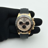 Clean공장 롤렉스 세라믹 데이토나 로즈골드금통 러버스트랩 클린 Daytona 116515 Clean 1:1 Best Edition Silver Dial RG Markers on Oysterflex Strap SA4130 V2 클린공장