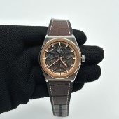 LF공장 제니스 데피 클래식 스켈레톤 로즈골드콤비 블랙다이얼 거미스트랩 ZEN048C - Defy Classic Skeleton YG/SS/LE Ske LF V2 A2892