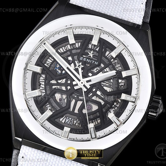 LF공장 제니스 데피 클래식 스켈레톤 화이트컨셉 ZEN048H - Defy Classic Skeleton Wht PVD/RU Wht Ske LF V2 A2892