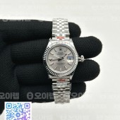 GM공장 롤렉스 레이디 데이저스트 28 스틸 실버다이얼 바인덱스 주빌레브레이슬릿 DJ Ladies 28mm Jub Flt 904L SS/SS S-Gry/Stk GMF A2671