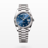 VS공장 롤렉스 데이데이트 40 스틸 블루다이얼 로만인덱스 프레지던트브레이슬릿 텅스텐 DayDate 40mm Flt SS/SS Blue/Rm VSF VS3255