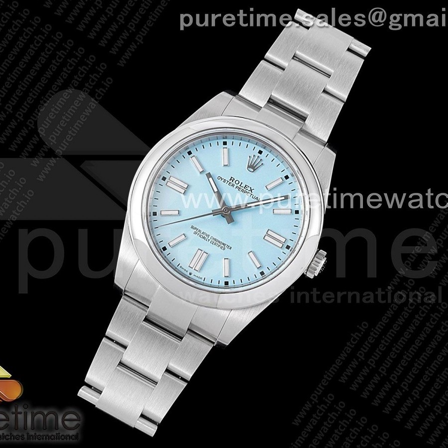 GM공장 롤렉스 오이스터퍼페츄얼 41미리 티파니블루다이얼 브레이슬릿 3230 Oyster Perpetual 41mm 124300 GMF 1:1 Best Edition 904L Steel Tiffany Blue Dial on SS Bracelet SA3230