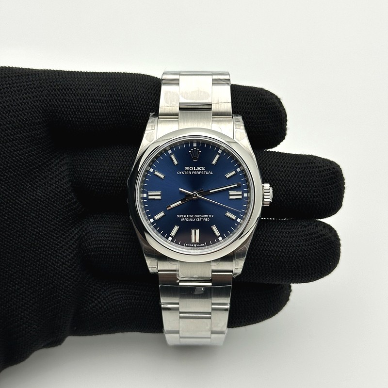 VS공장 롤렉스 오이스터퍼페츄얼 36 블루다이얼 브레이슬릿  Oyster Perpetual 126000 36mm VSF 1:1 Best Edition 904L Steel Blue Dial VS3230 V2